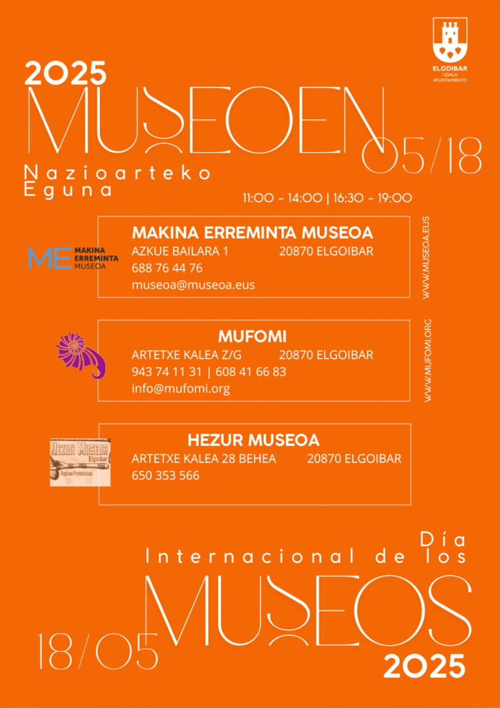 Elgoibarrek Museoen Nazioarteko Eguna ospatuko  du igande honetan, maiatzaren 18an 